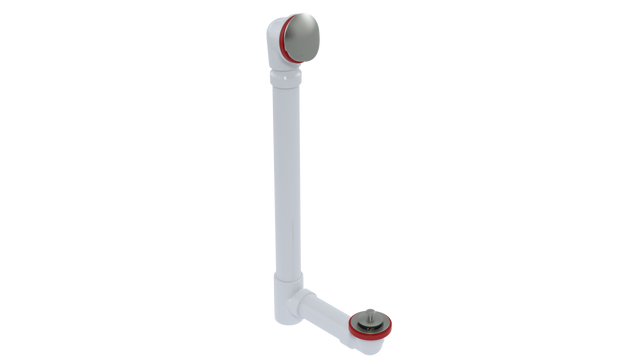 PVC OFFSET WASTE & OVERFLOW LIFT & TURN EXTENDED (5152L-20BN)