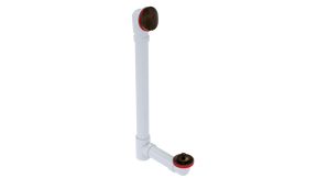 PVC OFFSET WASTE & OVERFLOW LIFT & TURN EXTENDED (5152L-20VB)
