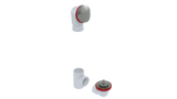 PVC OFFSET WASTE & OVERFLOW LIFT & TURN KIT (5152LK)