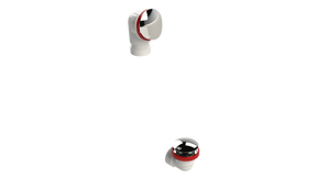 PVC OFFSET WASTE & OVERFLOW CLICKER® HALF KIT (5152QHK)