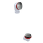 PVC OFFSET WASTE & OVERFLOW CLICKER® HALF KIT (5152QHK)