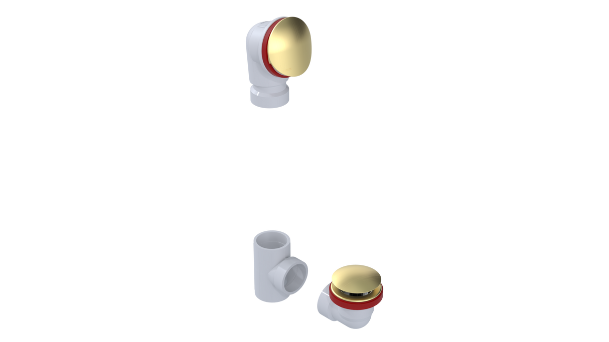 PVC OFFSET WASTE & OVERFLOW CLICKER® KIT (5152QK)