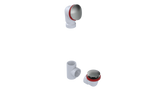 PVC OFFSET WASTE & OVERFLOW CLICKER® KIT (5152QK)