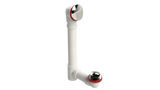 PVC OFFSET WASTE & OVERFLOW TIP-TOE (5152TIP)