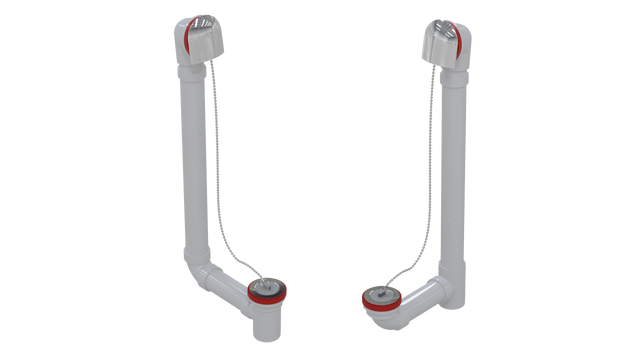PVC TOTAL 1™ W/O W/BELL & PLUG & CHAIN - 20" (5160CS-20CP)
