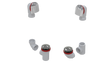 PVC TOTAL 1™ W/O W/BELL & CLICKER® KIT - FULL KIT (LESS PIPE, WITH TEE AND EL) (5160QK-CP)