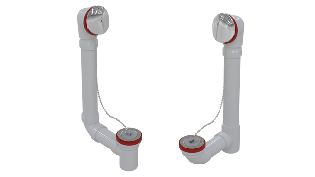 PVC TOTAL 1™ W/O W/ROUND & PLUG & CHAIN - 16" (5162CS-CP)