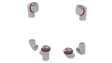 PVC TOTAL 1™ W/O W/ROUND & LIFT & TURN KIT - FULL KIT (LESS PIPE, WITH TEE AND EL) (5162LK-CP)