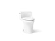 San Souci® Hidden cord one-piece compact elongated toilet with concealed trapway, 1.28 gpf toilet