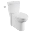 Studio Touchless Skirted Two-Piece 1.28 gpf/4.8 Lpf Chair Height Elongated Toilet with Seat and Locking Tank Lid
