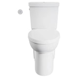 Studio Touchless Skirted Two-Piece 1.28 gpf/4.8 Lpf Chair Height Elongated Toilet with Seat and Locking Tank Lid