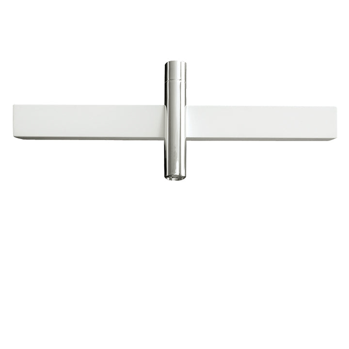 Wallmount single-hole lavatory faucet with shelf
