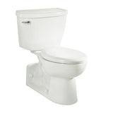 Yorkville® Two-Piece Pressure Assist 1.1 gpf/4.2 Lpf Chair Height Back Outlet Elongated EverClean® Toilet