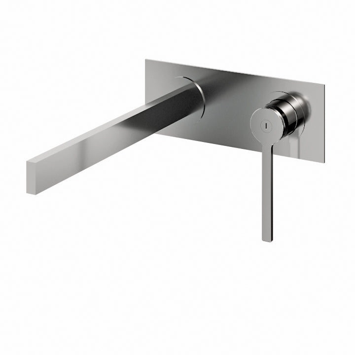 Wallmount lavatory faucet