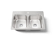 Verse™ 33" top-mount double-bowl kitchen sink