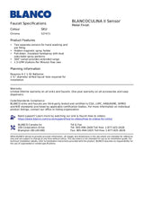 BLANCOCULINA II Sensor