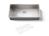 Strive® 35" undermount single-bowl kitchen sink