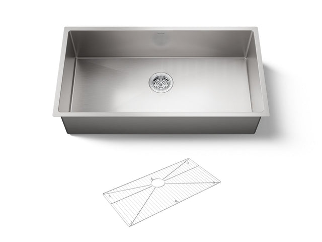 Strive® 35" undermount single-bowl kitchen sink