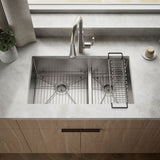 Strive® Smart Divide® 32" undermount double-bowl kitchen sink