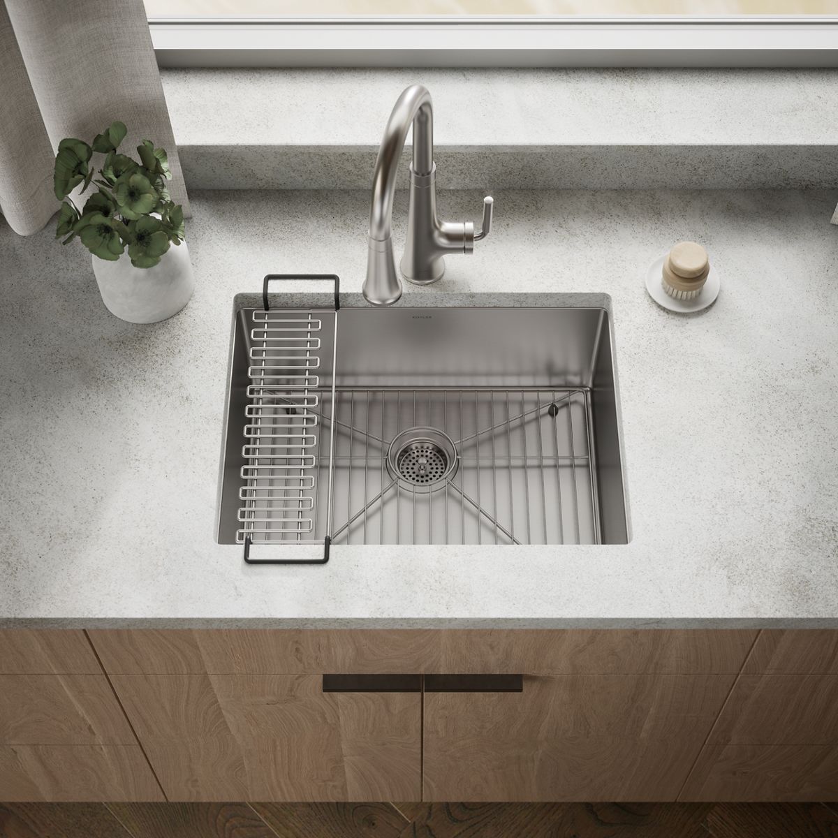 Strive® 24" undermount single-bowl kitchen sink