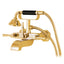 Aquabrass Wall Mount Cradle Tub Filler with Hand Shower - image 2