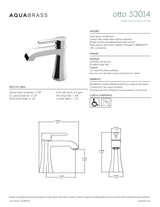 Single-hole lavatory faucet