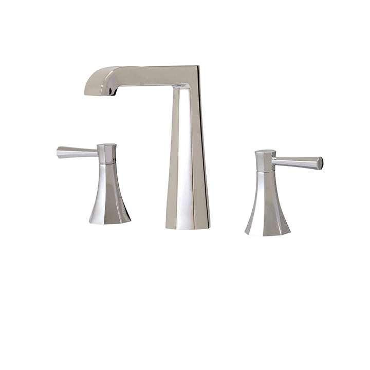 Widespread lavatory faucet