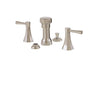 Aquabrass 4-Hole Bidet Faucet Set, Brushed Nickel - image 2