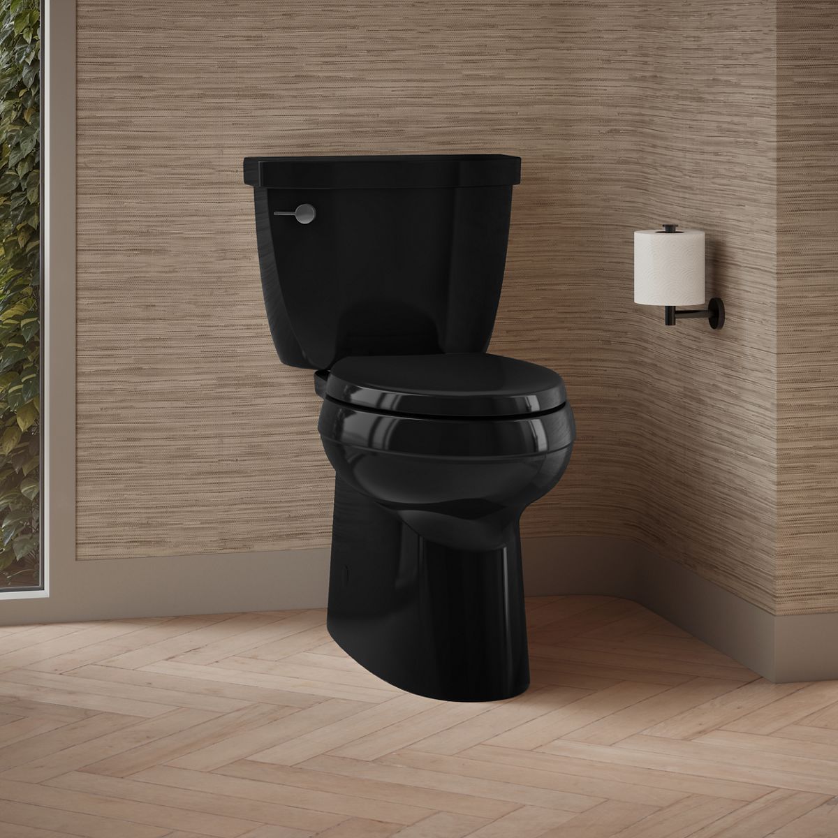 Cimarron® Two-piece elongated toilet with skirted trapway, 1.28 gpf