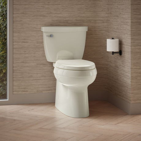 Cimarron® Two-piece elongated toilet with skirted trapway, 1.28 gpf