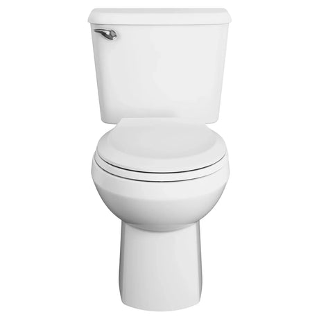 Reliant Two-Piece 1.28 gpf/4.8 Lpf Standard Height Round Front 10-Inch Rough Toilet with Seat