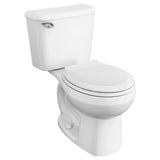 Reliant Two-Piece 1.28 gpf/4.8 Lpf Standard Height Round Front 10-Inch Rough Toilet with Seat