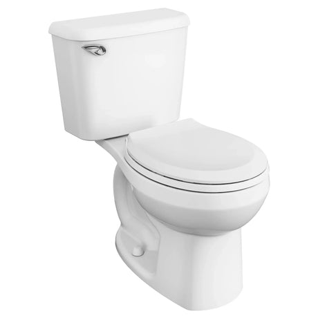 Reliant Two-Piece 1.28 gpf/4.8 Lpf Standard Height Round Front 10-Inch Rough Toilet with Seat