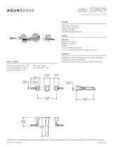 Wallmount 8" c.c. lavatory faucet