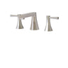 Short widespread lavatory faucet