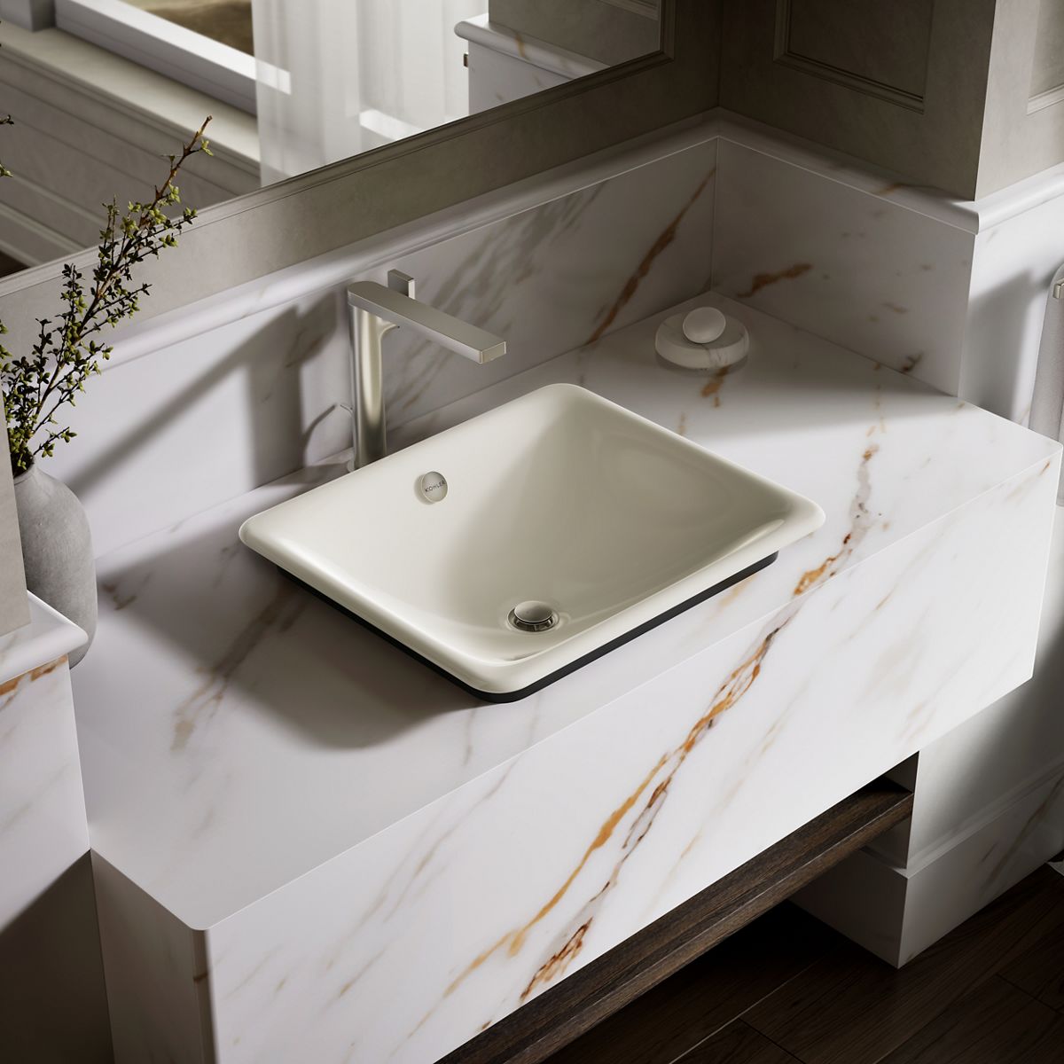 Iron Plains® 18-1/2" rectangular vessel bathroom sink