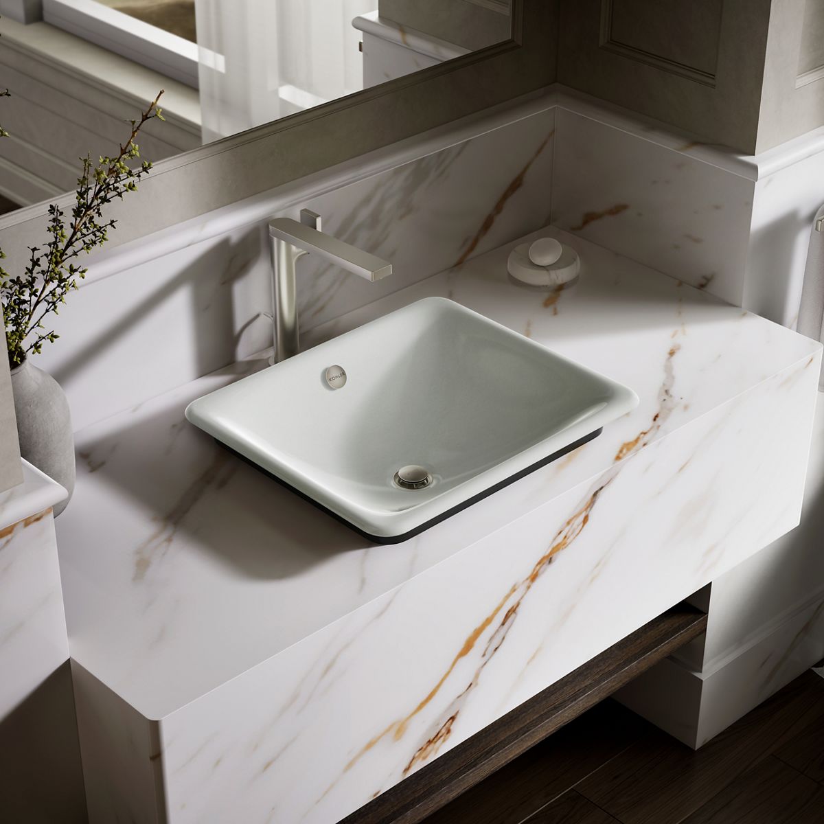 Iron Plains® 18-1/2" rectangular vessel bathroom sink