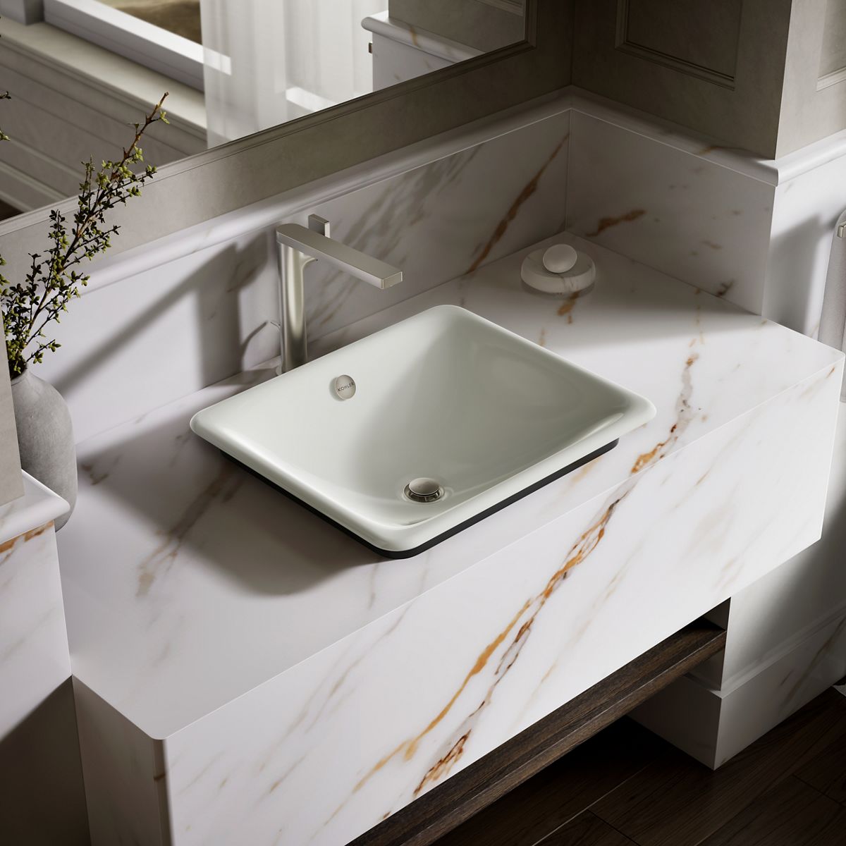 Iron Plains® 18-1/2" rectangular vessel bathroom sink