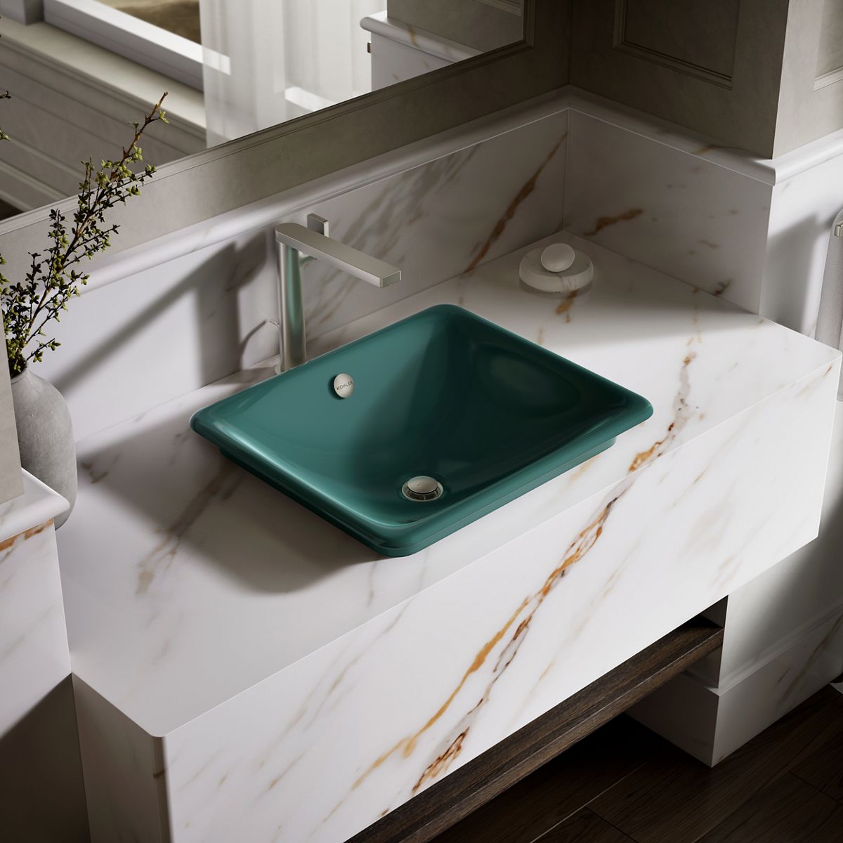Iron Plains® 18-1/2" rectangular vessel bathroom sink