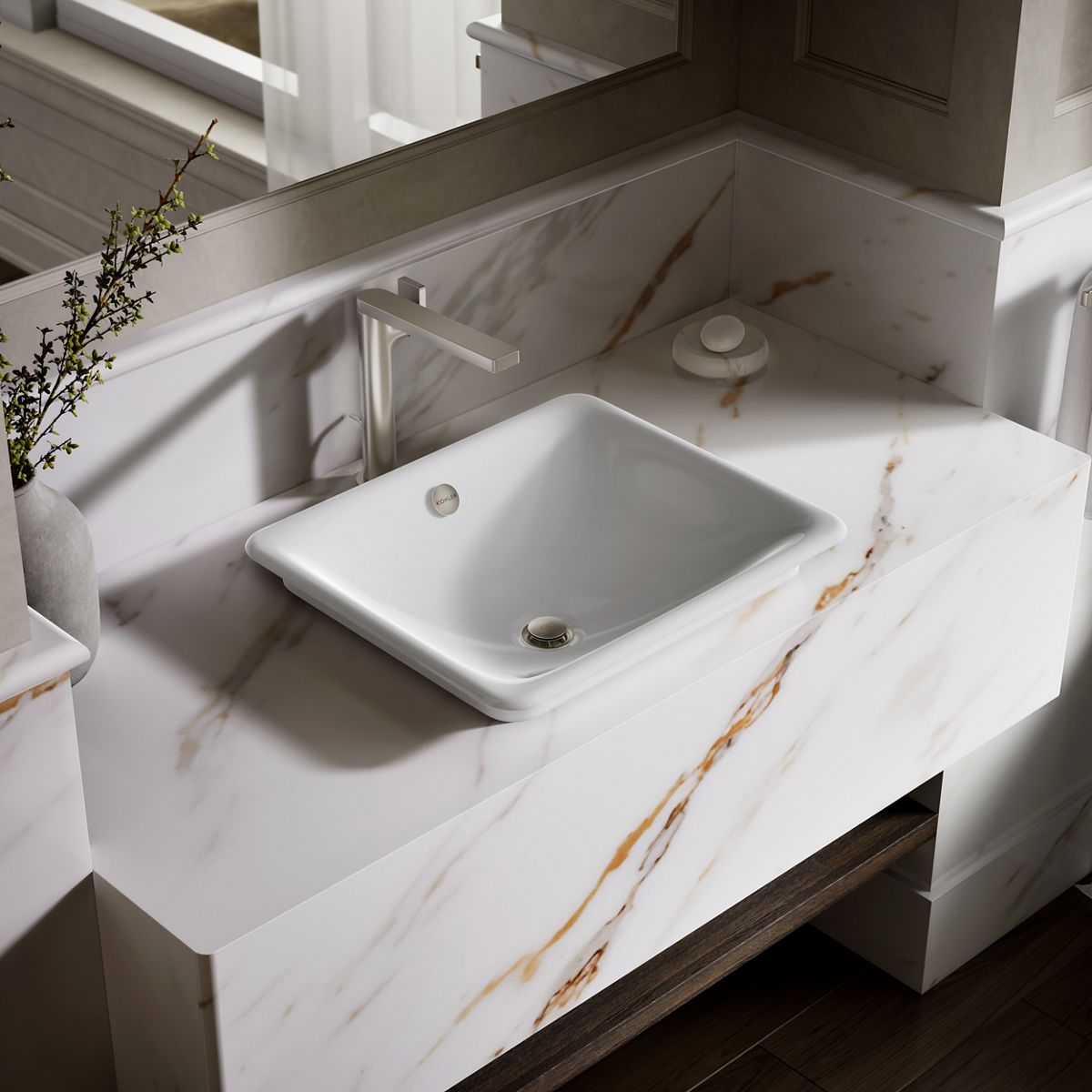 Iron Plains® 18-1/2" rectangular vessel bathroom sink