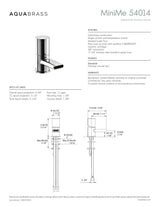 MINI ME-Single-hole lavatory faucet