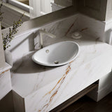 Iron Plains® 20-3/4" oval vessel bathroom sink