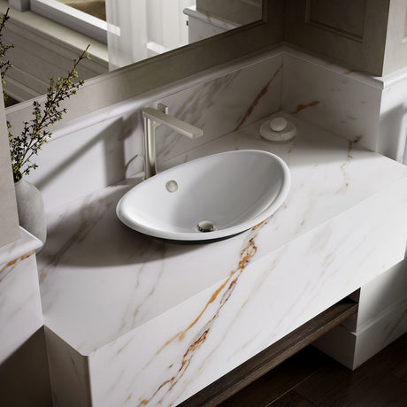 Iron Plains® 20-3/4" oval vessel bathroom sink