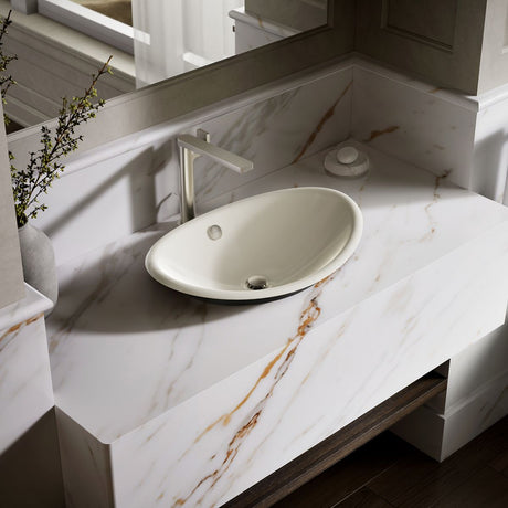 Iron Plains® 20-3/4" oval vessel bathroom sink