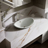 Iron Plains® 20-3/4" oval vessel bathroom sink