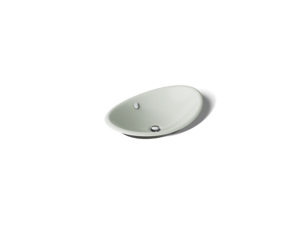Iron Plains® 20-3/4" oval vessel bathroom sink