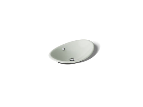 Iron Plains® 20-3/4" oval vessel bathroom sink