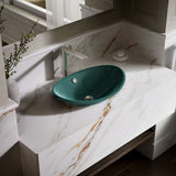 Iron Plains® 20-3/4" oval vessel bathroom sink