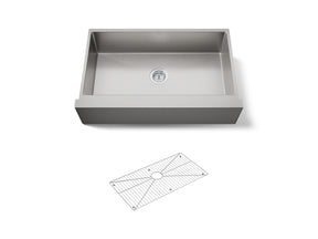 Strive® 35-1/2" undermount single-bowl farmhouse kitchen sink