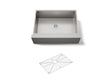 Strive® 29-1/2" undermount single-bowl farmhouse kitchen sink
